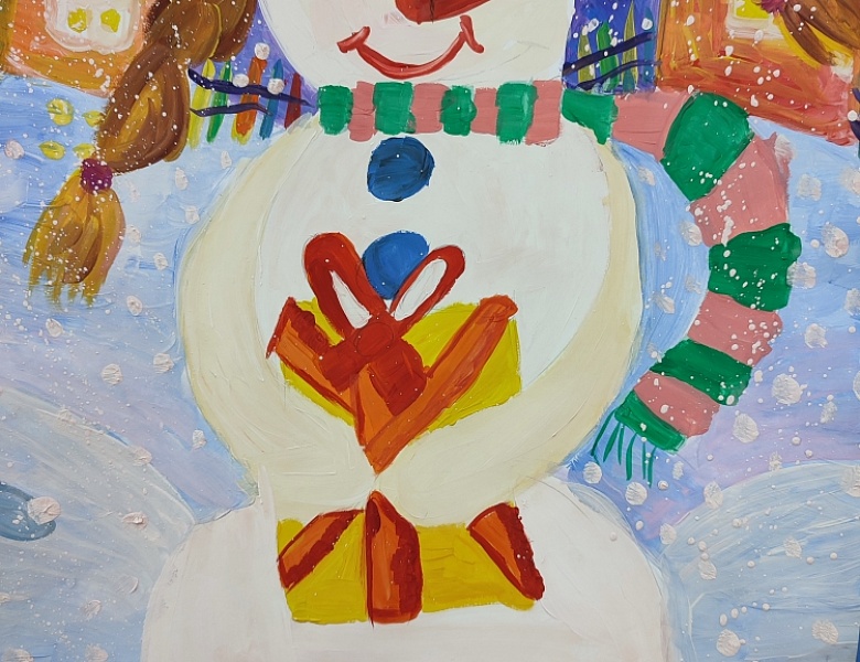 В студии изобразительного искусства «Радуга» (педагог Кравцова Алёна Николаевна) прошёл детский творческий конкурс "Новогодние зарисовки".