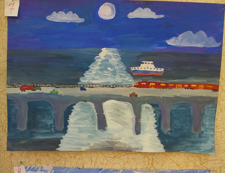 Рисуем Крымский мост